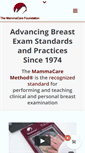 Mobile Screenshot of mammacare.org